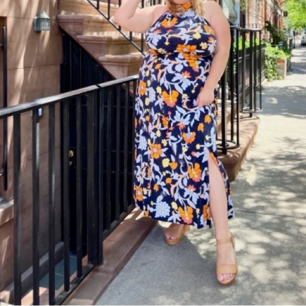 - NEW Lane Bryant Floral spring summer fall floral Maxi sz 22/24